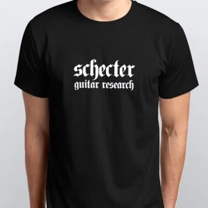 MAGLIETTA SCHECTER NUOVA taglia S M L XL XXL nero bianco - Foto 1 di 12
