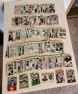 1977 Topps Football 220 Card Lot: All-Pro, HOF, Stars,Walter Payton,OJ,Staubach - Picture 1 of 15