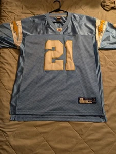 Rare Reebok LaDainian Tomlinson San Diego Chargers Powder Blue Jersey Size 54 - Picture 1 of 4