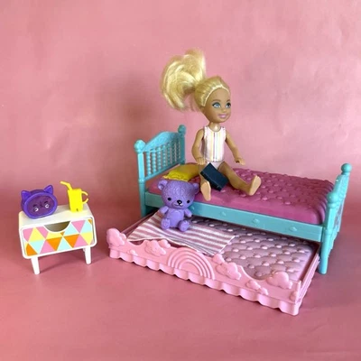 Mattel Barbie Club Chelsea Little Sister Casa de Muñecas Cama Nido ¡Juego!! Foto 1 de 4