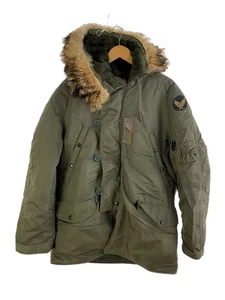 Buzz Rickson's Flight Jacket, Large, Wool, Green, Solid Color, M13794 Used - Picture 1 of 7