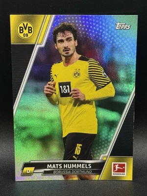 2021-22 Topps Bundesliga - Mats Hummels Aqua Foil /199- Borussia Dortmund - Image 1 of 4