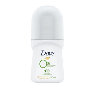 Desodorante Dove Roll-On 0% Aluminio Sales Pepino Té Verde 50 Ml. - Imagen 1 de 3