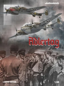 Eduard 11145 Bf 110C/D Adlertag caza pesado alemán edición limitada 1/48 - EE. UU. - Imagen 1 de 2