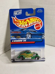 Hot Wheels Mainline #132 2000 - 3 ventanas '34 - verde - 27099 - Imagen 1 de 12