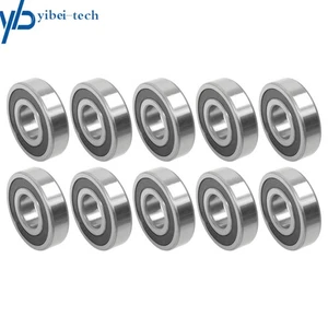 6306-2RS 10 PCS 30mm Inner Dia 72mm OD 19mm Deep Groove Ball Bearing for CNC - Picture 1 of 12