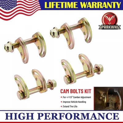 New Front Alignment Camber Caster Cam Bolt Kit For 1999-2018 Silverado 2500 HD - Image 1 of 4