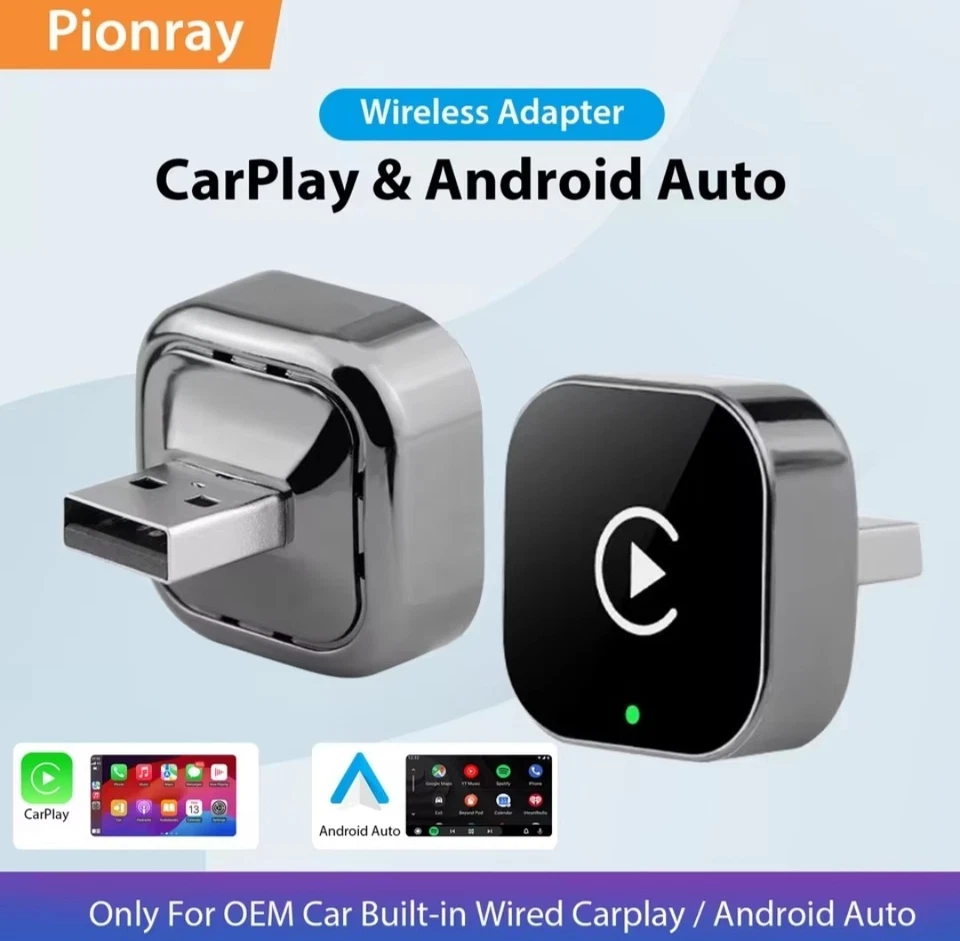 Wireless Adaptador CarPlay & Android Auto ,Inalámbrico, Oferta  - Imagen 1 de 4