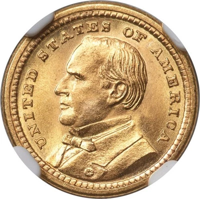 MCKINELY 1903 Gold Commemorative G$1 NGC MS67+ - Image 1 of 4