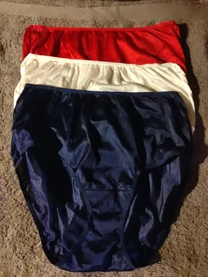 3 Pares Talla 10 Vintage Fruit of the Loom Bragas Calzoncillos Suave Sedoso Foto 1 de 4