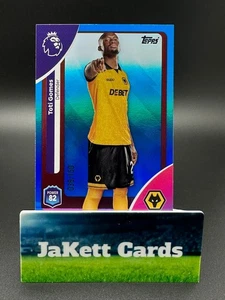 2025-26 Topps Premier League EPL - Toti Gomes #294 Blue Rainbow/150 - Wolves - Imagen 1 de 3