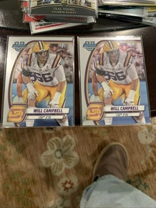 2024 Bowman U Will Campbell LSU Tigers New England Qty 5 - Picture 1 of 6