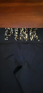 Victoria Secret Cheetah Bling Foldover Capri Leggings - Picture 1 of 4