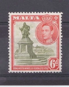 MALTA, KGV1, 1938 DEFINS, 6d, SG 225, montado sin montar o nunca montado, gato £2,75 - Imagen 1 de 1