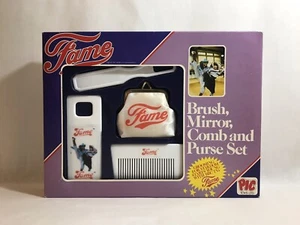1983 VINTAGE PIC TOYS ✧ KIDS FROM FAME ✧ BRUSH, MIRROR, COMB, PURSE UNUSED E98 - Picture 1 of 8