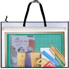 with Zipper and Handle Posters Storage Bag Mesh Folder Organizers