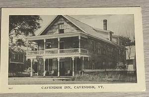 Postcard Cavendish Inn Cavendish Vermont VT - Picture 1 of 2