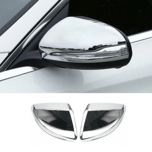 Exterior Rear View Mirror Cover Trim For Benz GLB W247 2020 2021-2022 ABS Chrome - Foto 1 di 12