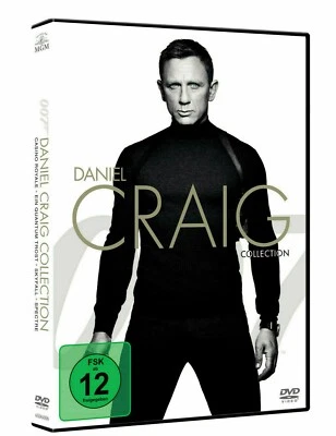 JAMES BOND 007 - Daniel Craig Collection - 4 DVD - BOX - OVP!