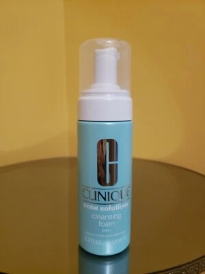 Clinique Acne Solution очищающая пена для склонной к акне кожи 4,2 унц полный размер новая! - Изображение 1 из 4
