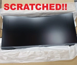 Samsung 34" Odyssey G55T WQHD 165Hz Curved Monitor (LC34G55TWDNXZA) SCRATCHED!!™ - Picture 1 of 10