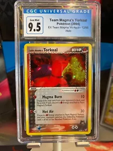 Team Magma's Torkoal Pokemon (2004) EX Team Magma Vs Aqua - 12/95 Holo - Picture 1 of 5