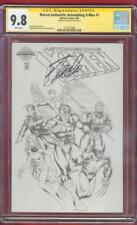 Astonishing X Men 1 CGC 9.8 SS Stan Lee Sketch Variant Dark Phoenix Movie 99