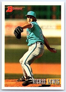 1993 Bowman Richie Lewis Rookie Florida Marlins #502