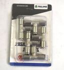 Tailonz Pneumatic 1/4 Inch OD Copper Nickel Plating Push Connect SG-056 5 Piece