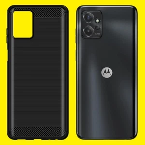 Custodia TPU fibra di carbonio antipolvere per telefono Motorola Moto G Power 5G 2023 XT2311DL - Foto 1 di 1