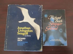 JONATHAN LIVINGSTON SEAGULL RICHARD BACH 30TH PRINTING & STRANGER TO THE GROUND - Picture 1 of 5