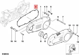 Genuine BMW C1N C1 0191 200 0192 Gasket 11117665375 - Picture 1 of 1