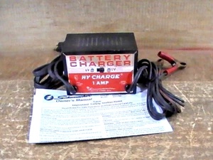 SCHUMACHER 6/12V 1AMP HY CHARGE MIT HANDBUCH VINTAGE & GETESTET - Bild 1 von 8