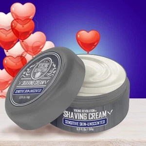 Luxury Shaving Cream for Sensitive Skin- Unscented - Soft, Smooth & Silky.... - Picture 1 of 5