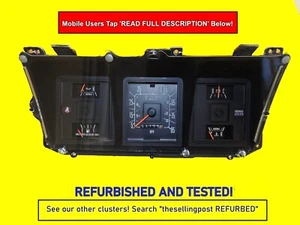 1976 1979 Ford Truck Bronco Van Speedometer Gauge Cluster REFURBED TESTED LEDS - Foto 1 di 14
