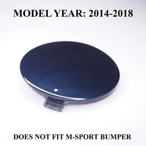 Tapa de gancho de remolque delantera para BMW X5 F15 2014-2018 SE Imperial Blue A89 - Imagen 1 de 13