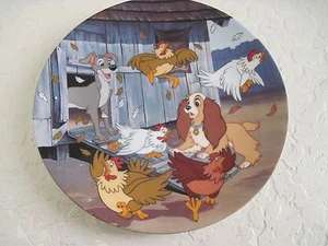 Walt Disney's Lady and The Tramp RUFF-HOUSE Collector Plate 6th - Picture 1 of 2