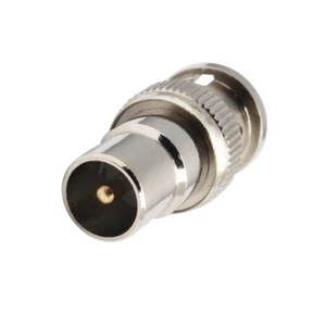 DVB-T TV-Tuner Antenna Adapter BNC Male Plug to TV Male RF adapter Connector - Picture 1 of 4