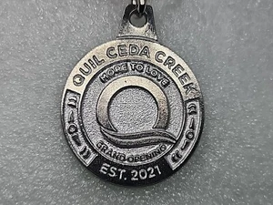 Quil Ceda Creek Tulalip Washington '21 Casino Grand Opening Medal Token Keychain - Picture 1 of 6