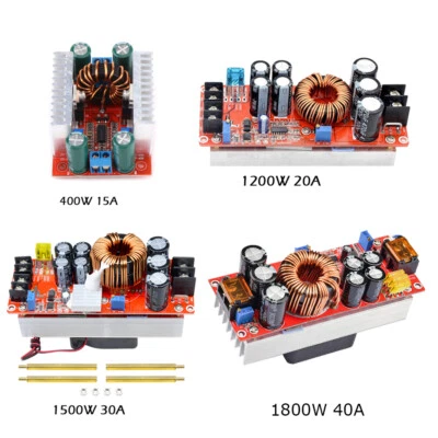 1200W 20A/1500W 30A/1800W 40A DC-DC Boost Converter Step Up Power Supply Module - Image 1 of 4