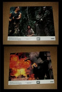 Originl SCHWARZENEGGER PREDATOR 8x10 Lobby Cards WILLIAMS Duke GREAT STUNT PHOTO - Picture 1 of 3