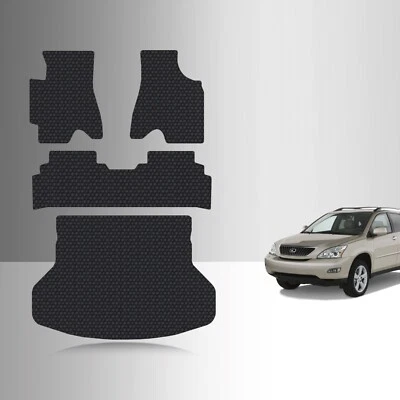 ToughPRO Full Set Floor Mats Black For Lexus RX300 All Weather 1999-2003 - Image 1 of 4