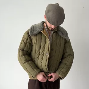 Vintage Military 80s Soviet Union USSR Afghan War ‘Telogreika’ Quilted Jacket - Picture 1 of 7