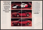 Acura NSX Car 1990s Print Advertisement Ad 1992 Formula One
