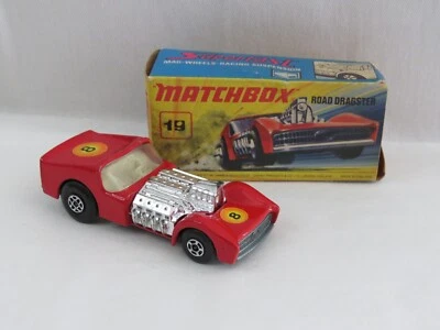 Vintage 1970 Lesney Matchbox Superfast #19 Road Dragster w/Original Box England - Image 1 of 4
