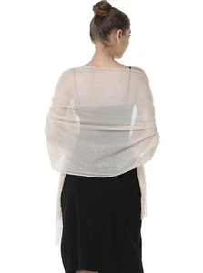 Shawls and Wraps for Evening Dresses Lace Scarfs for Women Pashmina Wedding F... - Picture 1 of 5