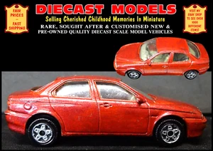 1998 ALFA ROMEO 156 VELOCE; RARE BURAGO 1:43 SCALE DIECAST COLLECTORS MODEL CAR - Picture 1 of 18