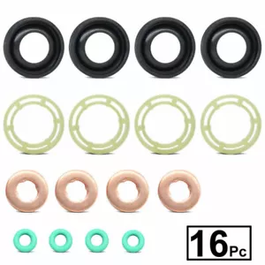Kit de sellos de inyector diésel para Ford Fiesta V Focus II Fusion JU 1.6TDCi 1314368 - Imagen 1 de 5