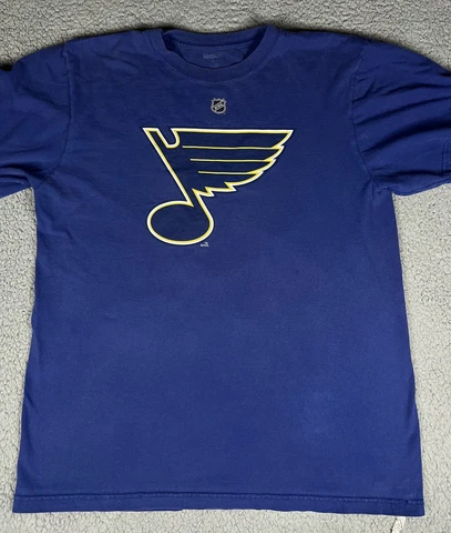 St. Louis Blue’s Shirt Adult Large David Backes #42 Reebok Cover
