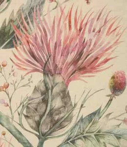 Voyage Maison Varys Onyx Fabric Per Meter In Stock Curtains Cushions Thistle - Picture 1 of 2
